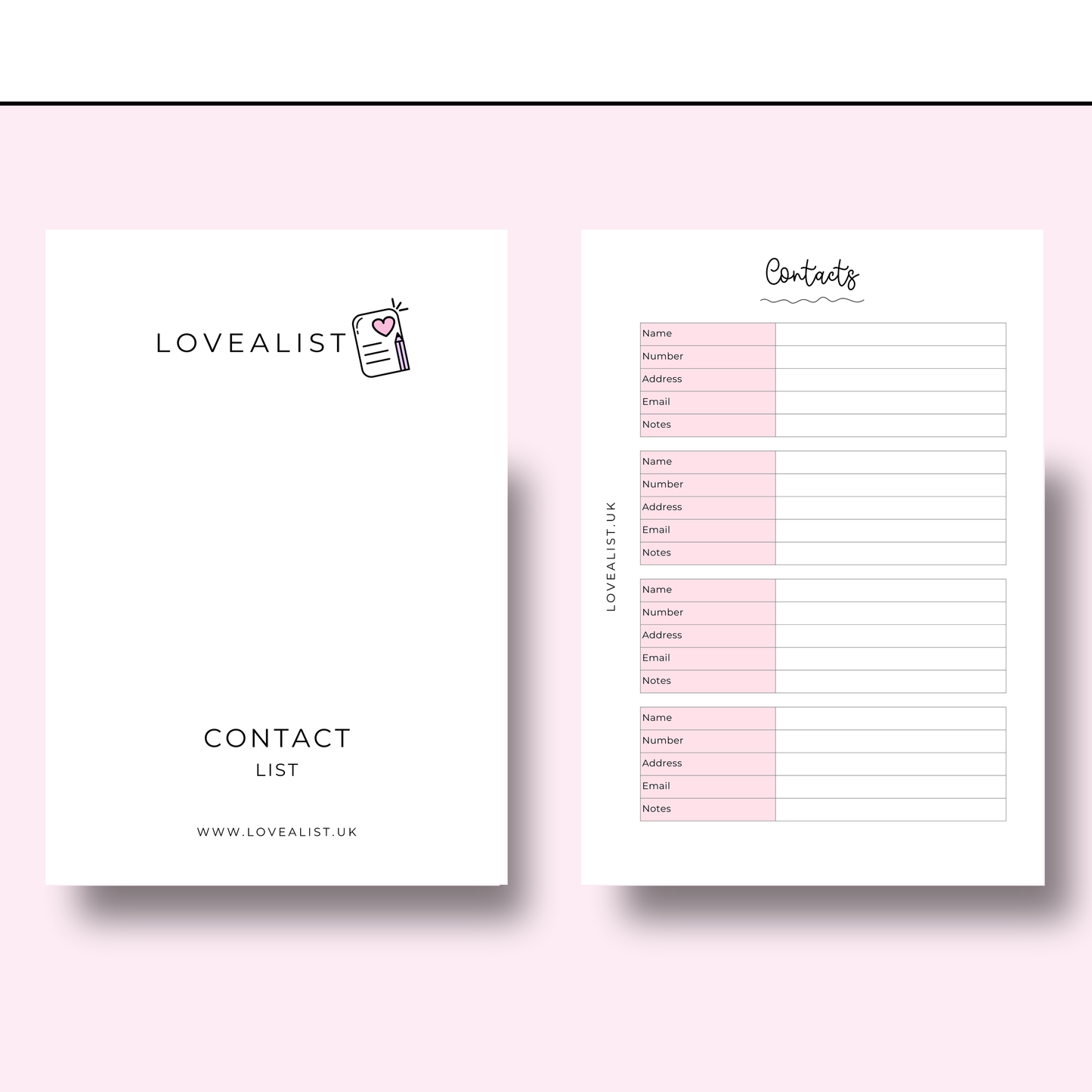 A5 - Contacts List