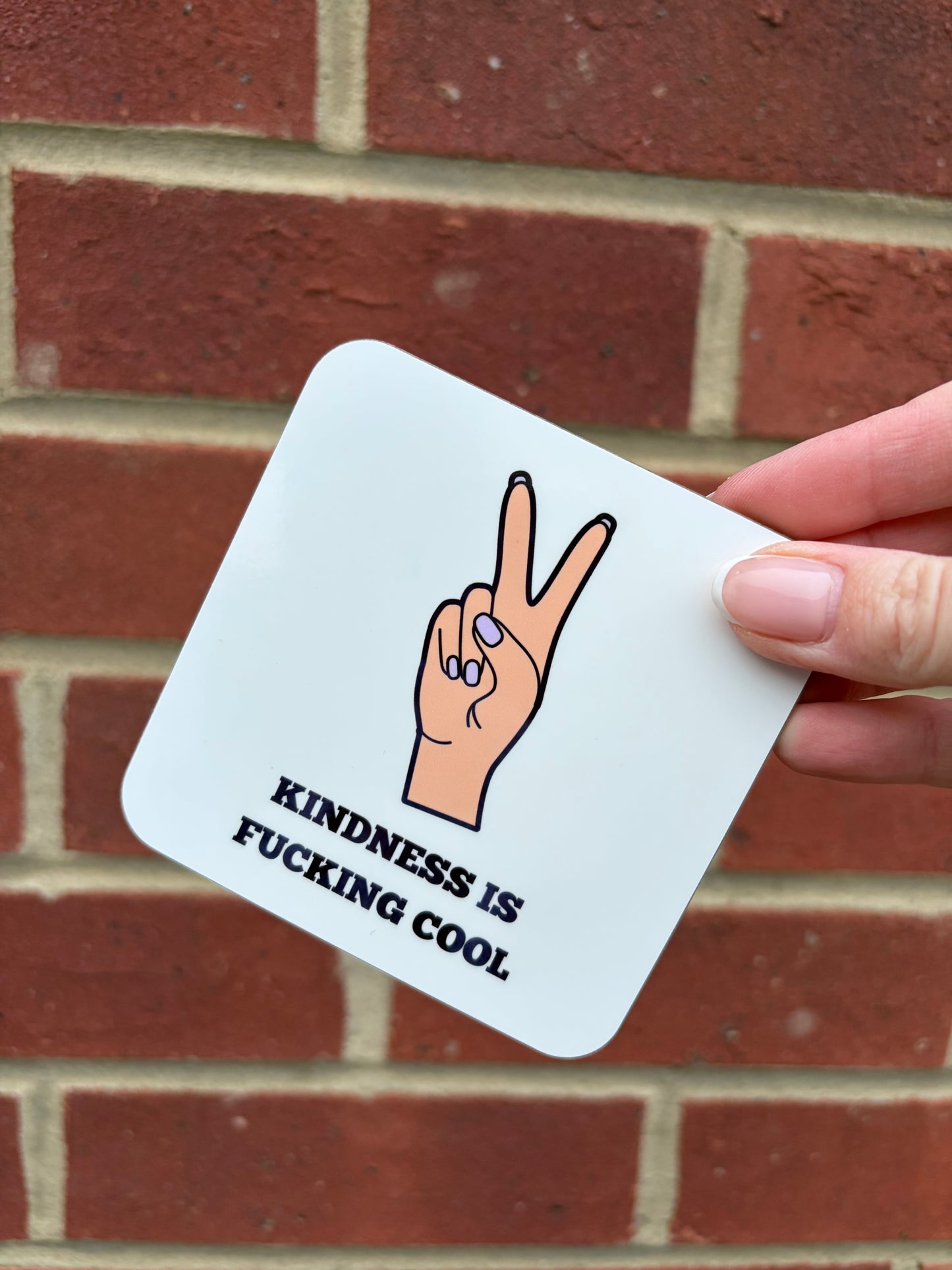 Coaster - Kindness is F****** Cool