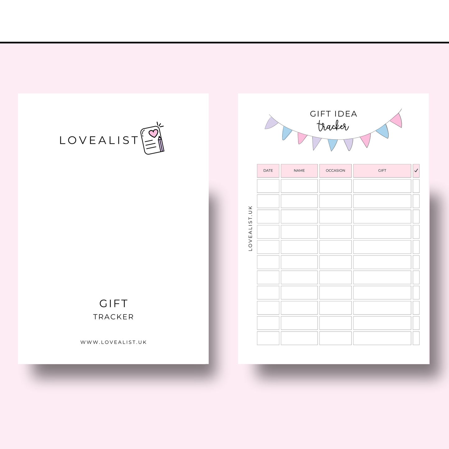 A5 - Gift Tracker