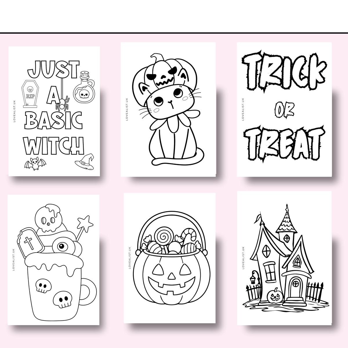 A5 - Colouring Collection - Halloween