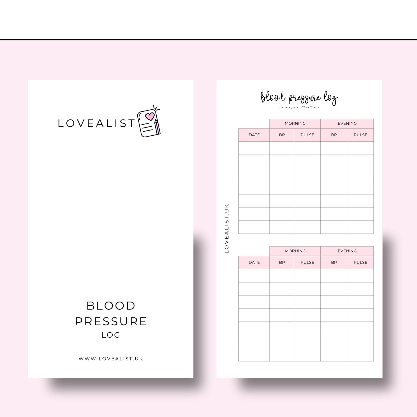 A6 - Blood Pressure Log