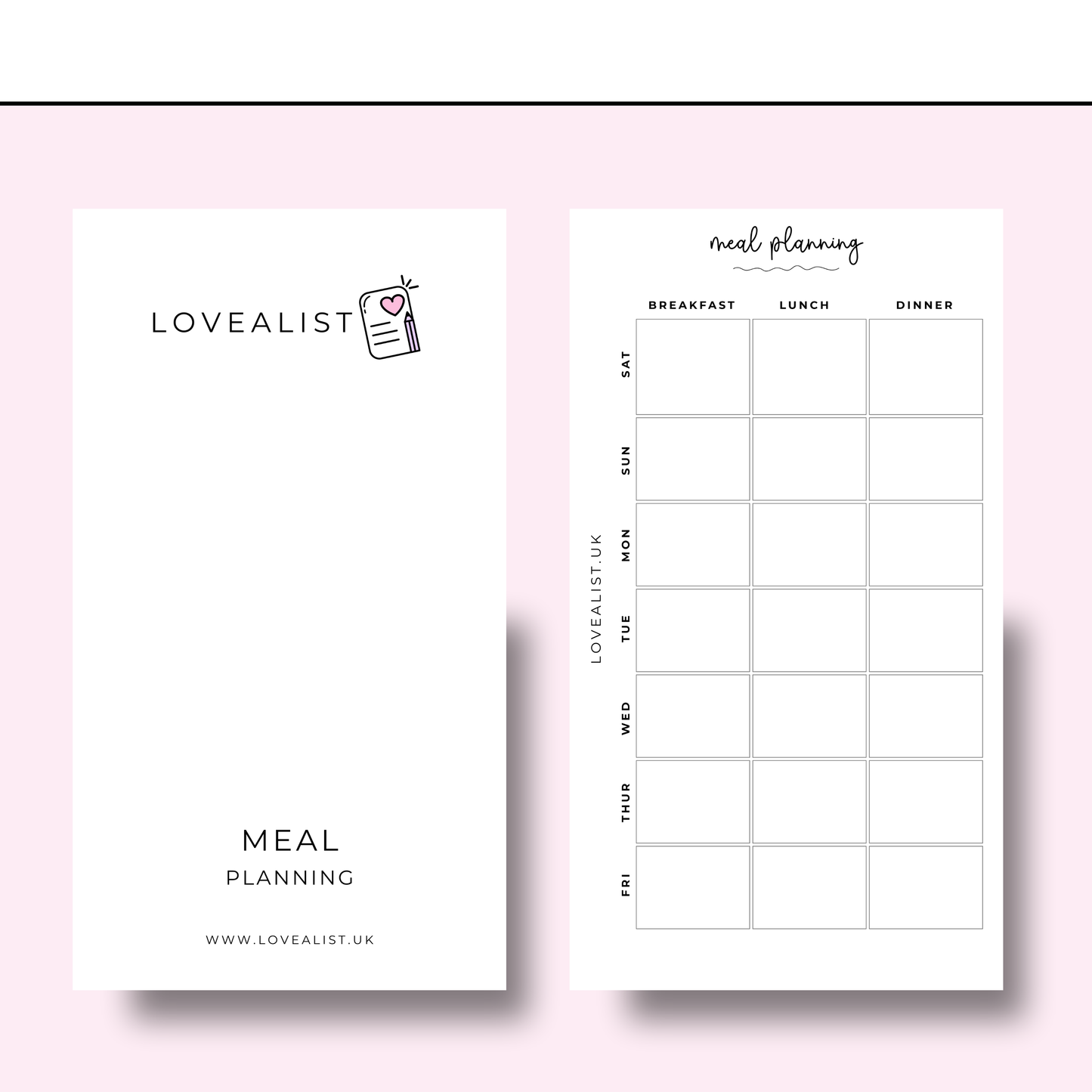 A6 - Meal Planning