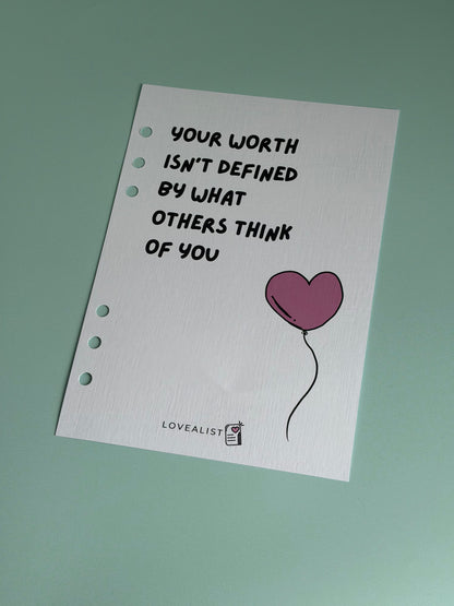 Index Page - Your Worth Isn't Defined