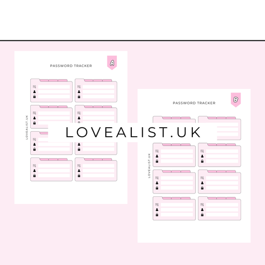 A5 - Password Tracker