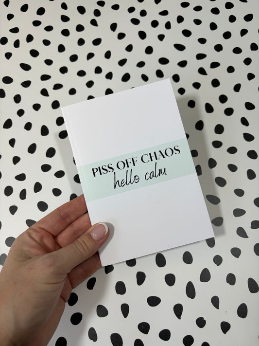 A6 Notebook - P Off Chaos