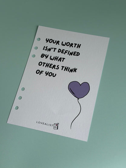 Index Page - Your Worth Isn't Defined