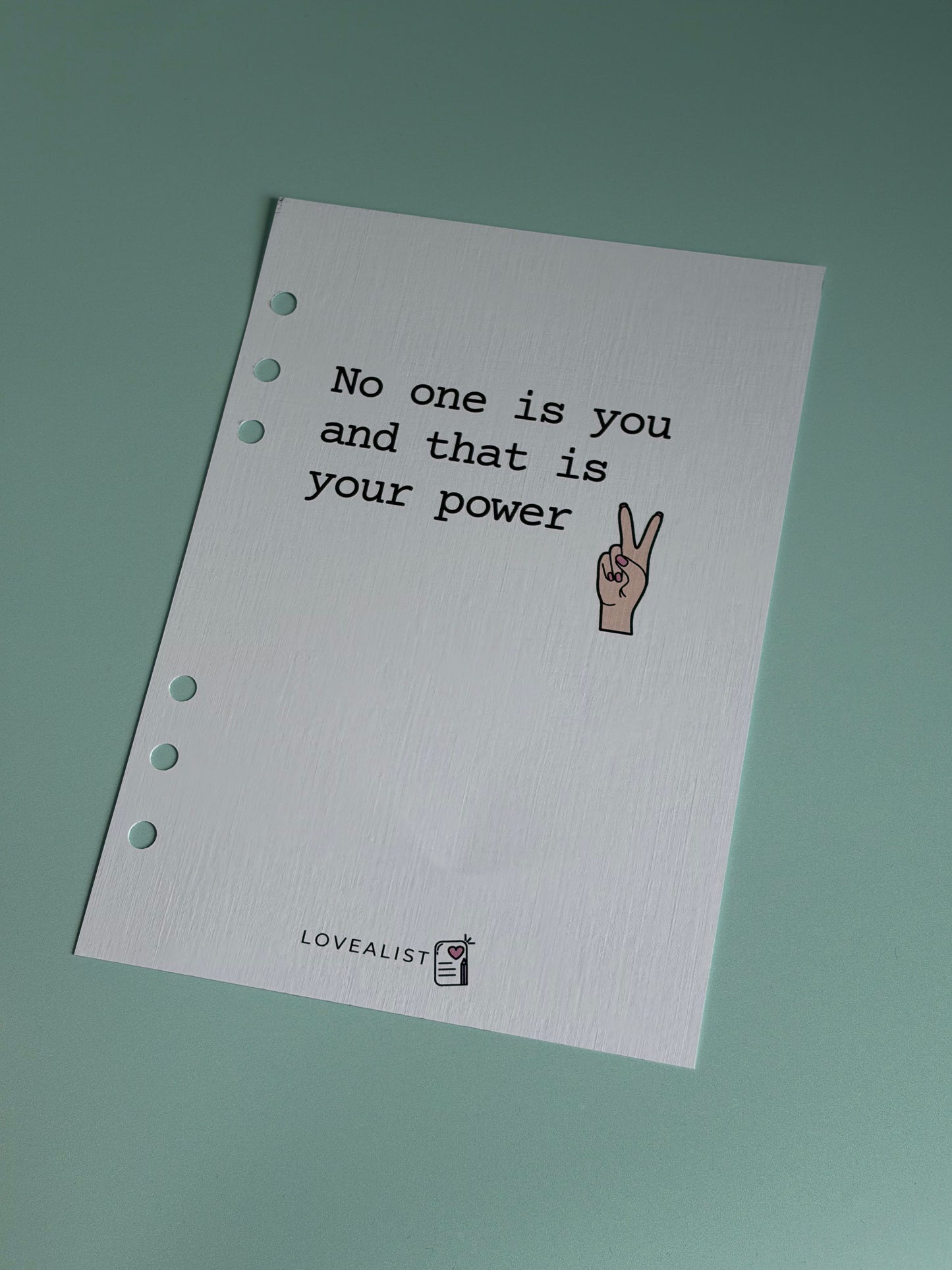 Index Page - No One is You