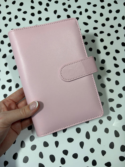 A6 Binder - Baby Pink