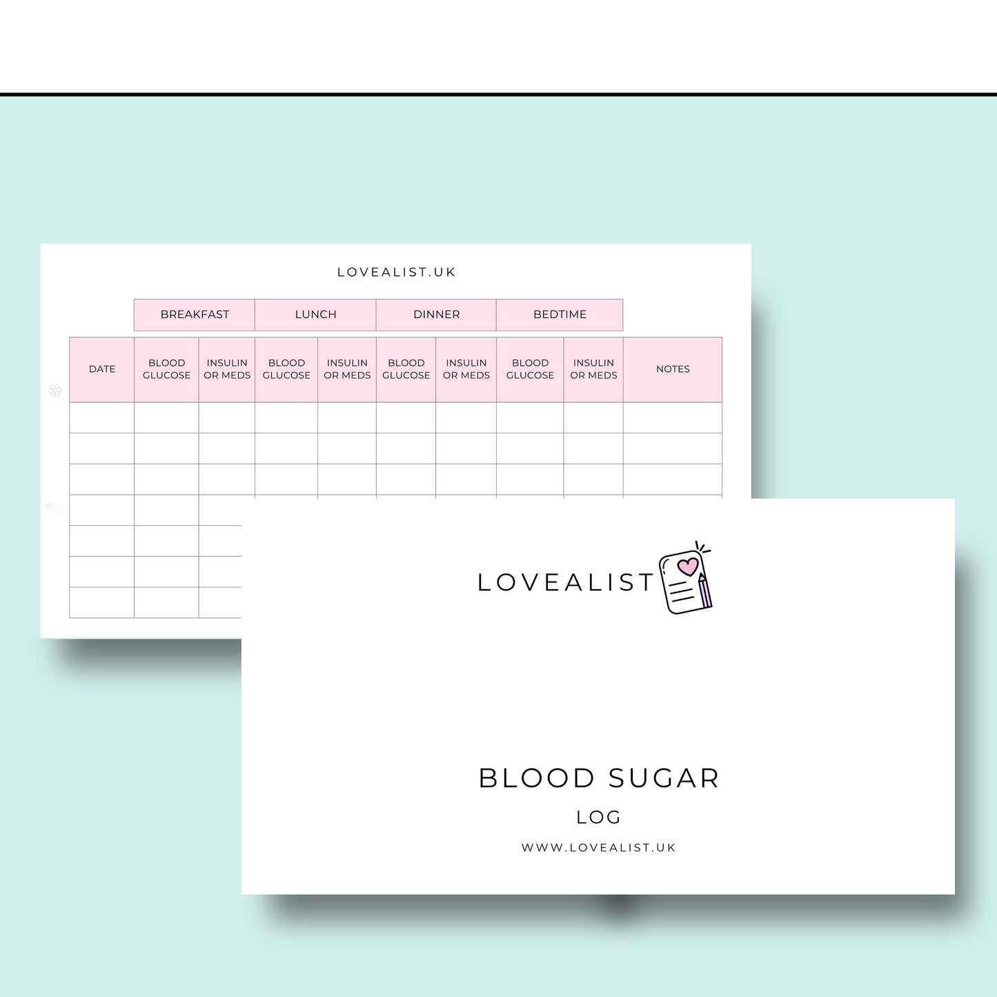 A6 - Blood Sugar Log