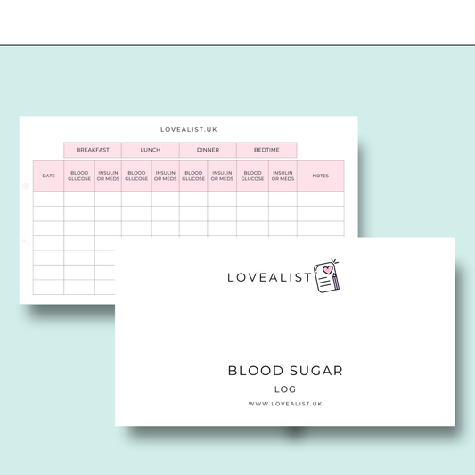 A6 - Blood Sugar Log