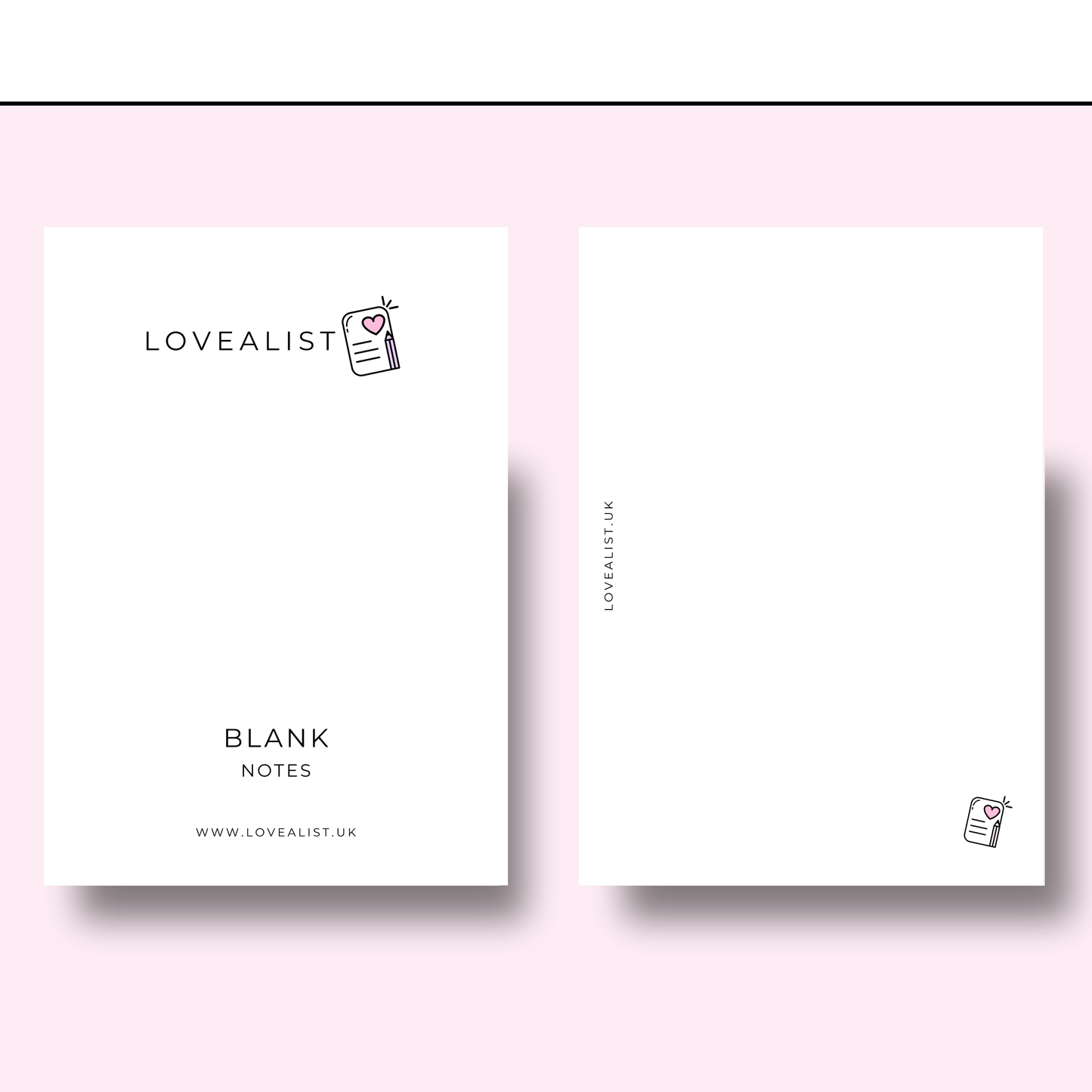 A5 - Blank Notes