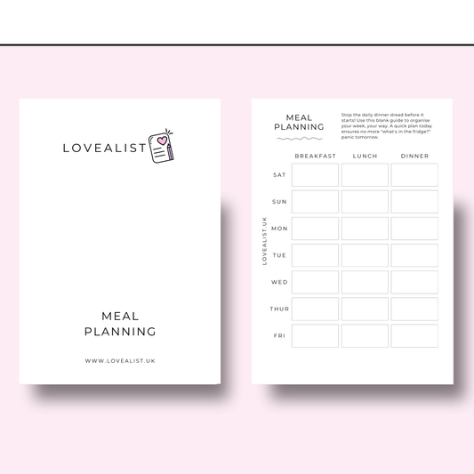A5 - Meal Planning