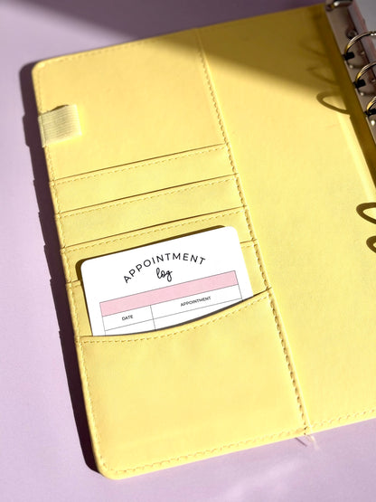 Appointment Cards - Pink