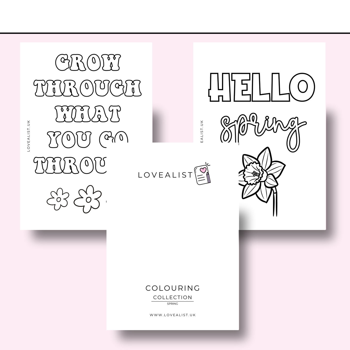 A5 -  Colouring Collection - Spring