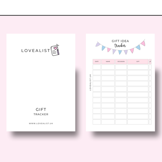 A5 -  Gift Tracker