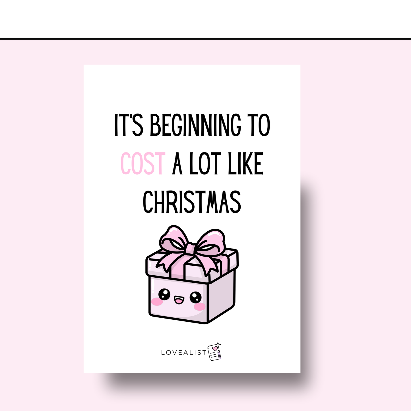 A5 - Index Page - It's Beginning to Cost A Lot