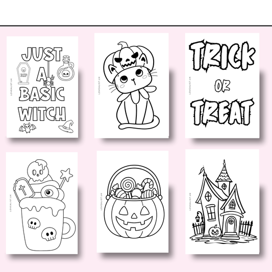 A5 -  Colouring Collection - Halloween
