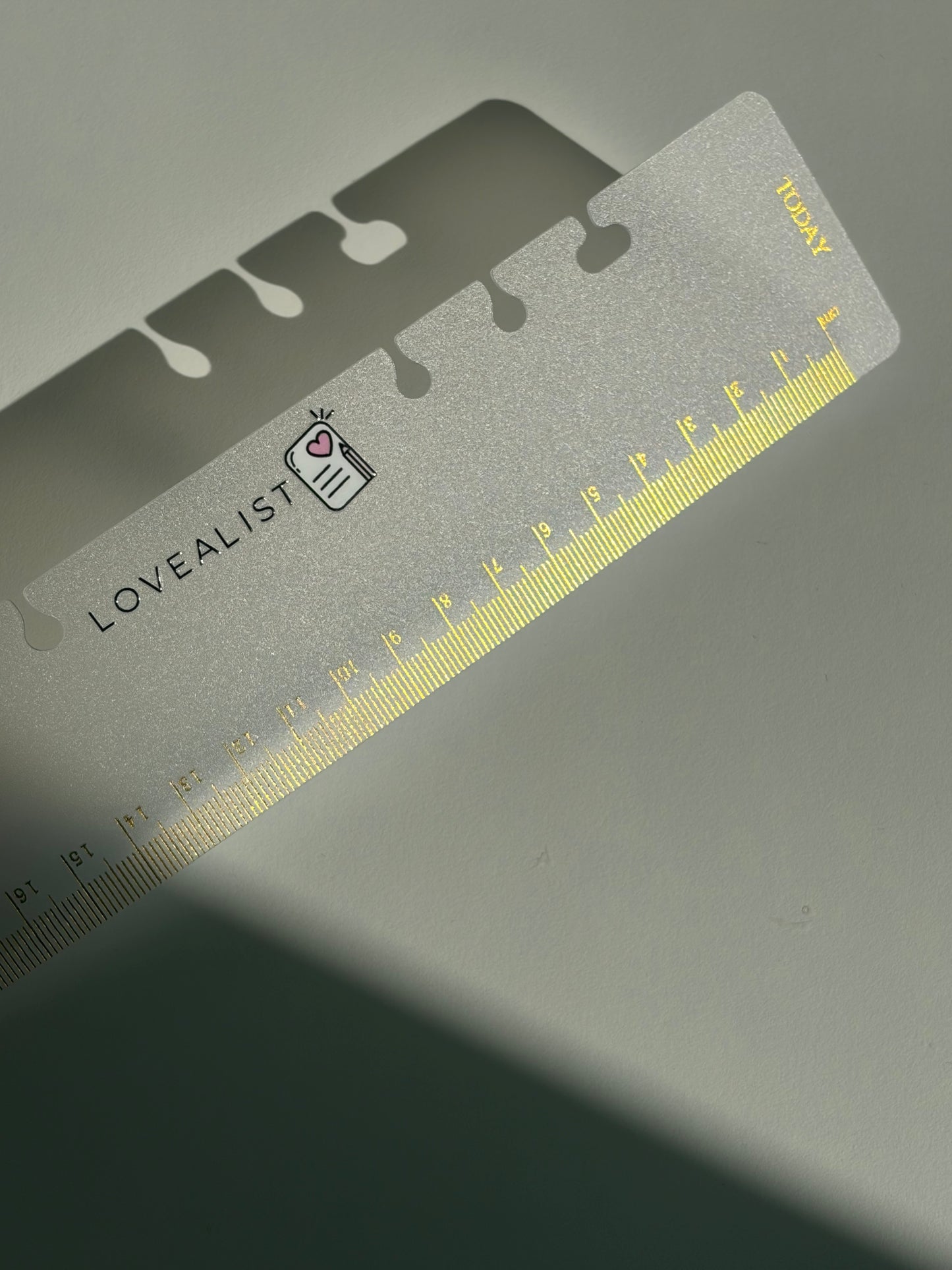 A5 Divider Ruler - Gold