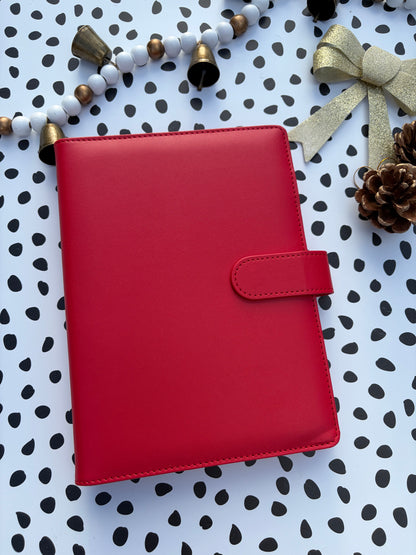 A5 Binder - Christmas Red *LIMITED EDITION*