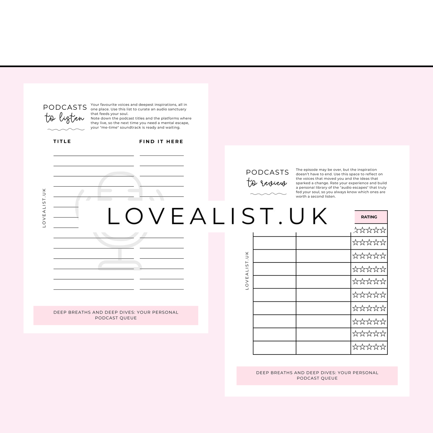 A5 - Podcasts - Tracker