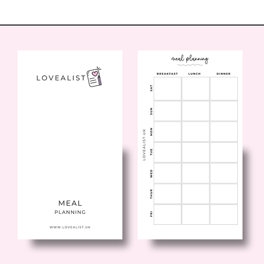 A6 - Meal Planning