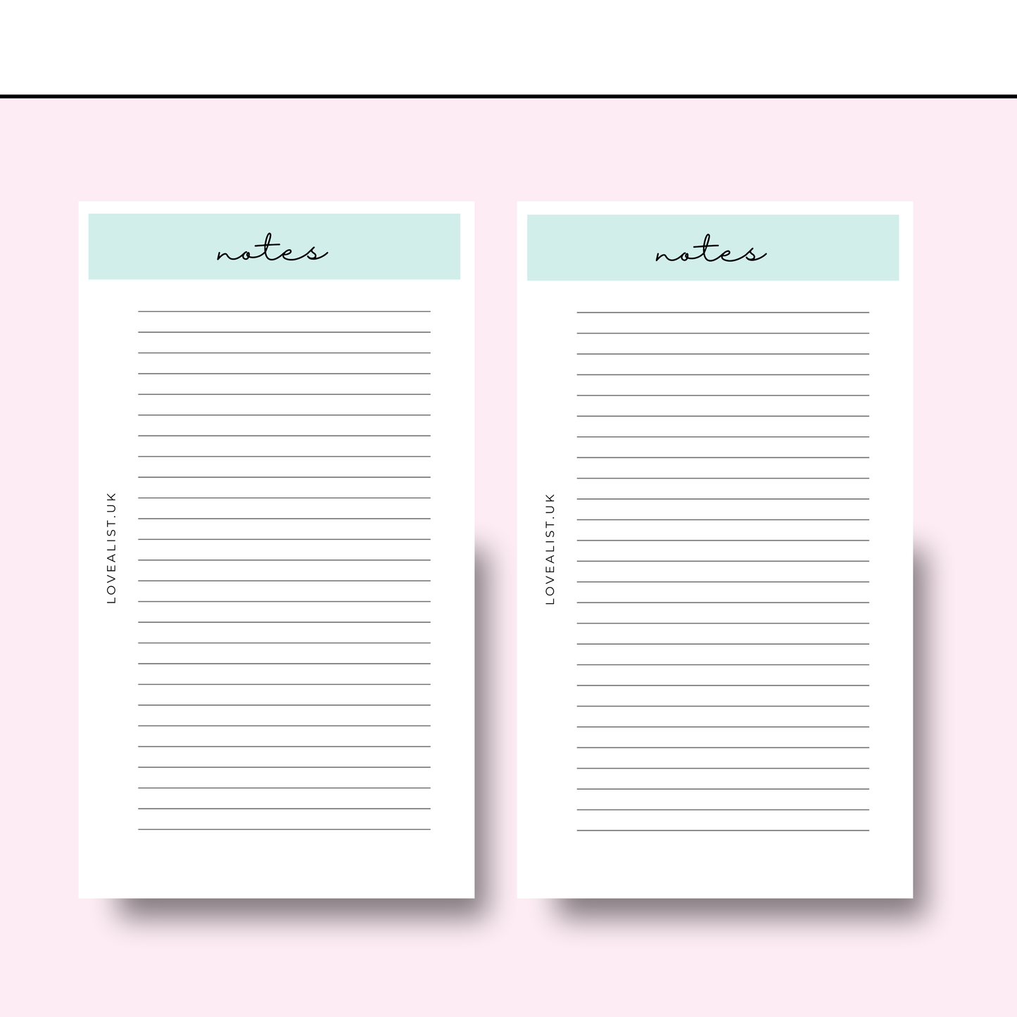A6 - Notes - Lined