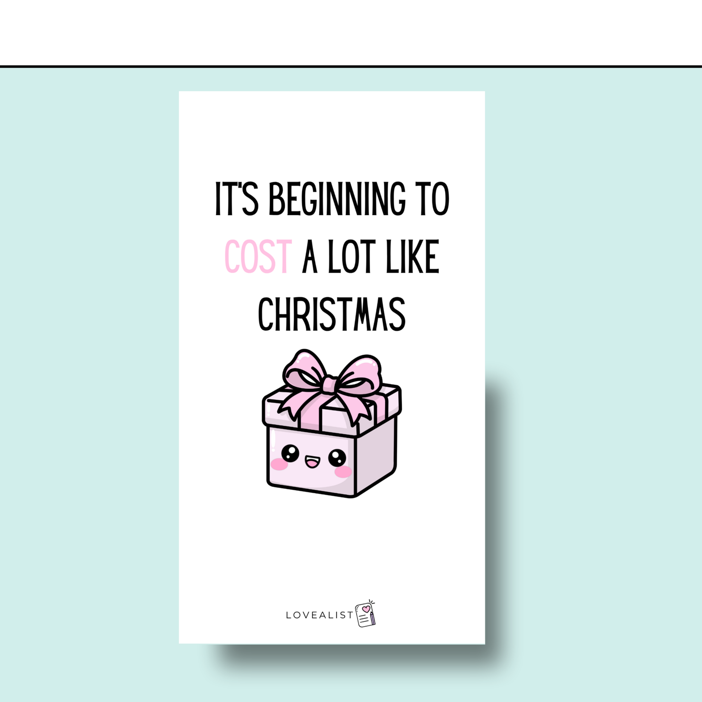 A6 - Index Page - It's Beginning to Cost A Lot