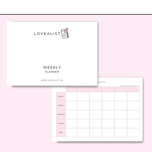 A5 - Weekly Planner