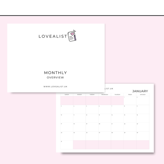 A5 - Monthly Overview - 2027