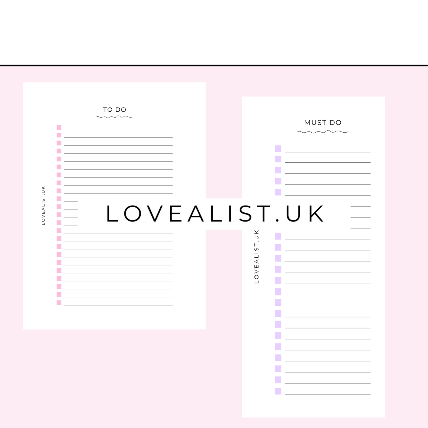 A5 -  Ongoing To Do List