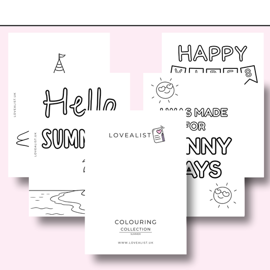 A5 - Colouring Collection - Summer