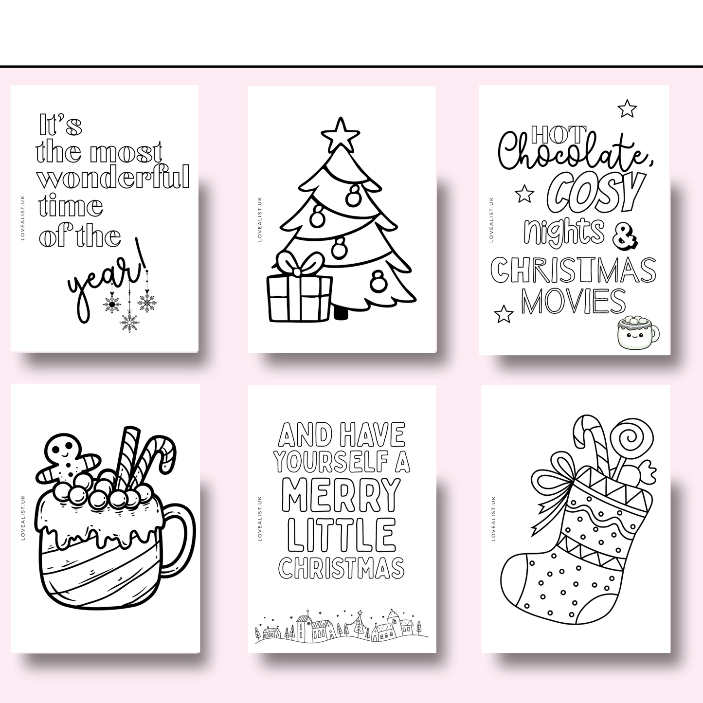 A5 - Colouring Collection - Christmas (Nice)