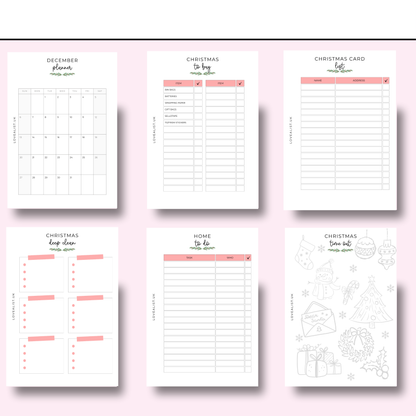 A5 - Christmas Planner